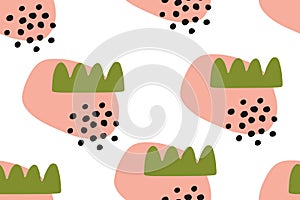 Abstract pattern with different shapes and forms