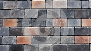 Abstract Pattern Of Dutch Tradition Pavers In Modern Design photo