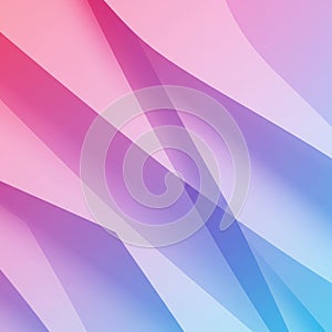 Abstract pattern featuring angled, overlapping geometric shapes in a gradient of soft