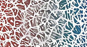 Abstract pattern featuring an intricate network of intersecting white lines with