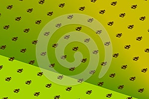 Abstract pattern floating over a cone - Digital pattern background