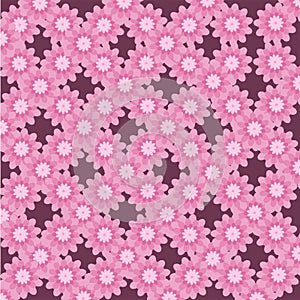 Abstract pattern flower seamless pink beauty summer