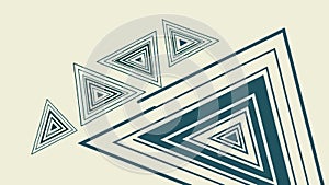 Abstract Pattern of Geometric Triangles, vector design Generative AI