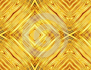 Abstract pattern of golden symmetrical square