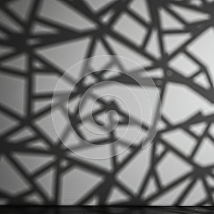 Abstract pattern of intersecting black lines creating a geometric network of irregular