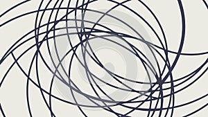 Abstract pattern of multiple swirling circular lines, vector design Generative AI