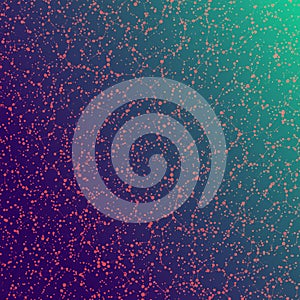 Abstract pattern with a network of interconnected red dots on a gradient background