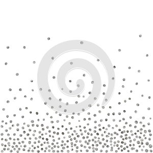 Abstract pattern of random silver dots