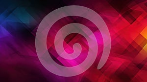 Abstract pattern repeating cubic polygonal colored background. AI generated.