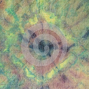 Abstract pattern of scarf in Tie-dye batik photo