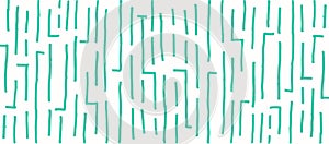Abstract pattern of sea green lines in maze style