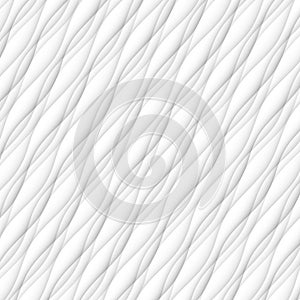 abstract pattern seamless. white texture. wave wavy modern geometric white background. interior design wall 3d vector