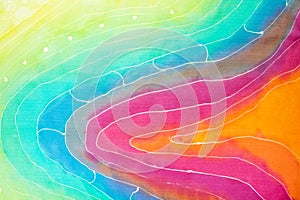 Abstract pattern on silk batik