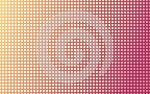 Abstract pattern of small circles. Widescreen illustration.