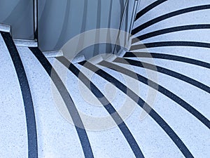 Abstract pattern in stairs