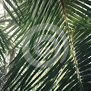 An abstract pattern of sunlight filtering through swaying palm leaves1