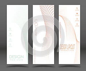 Abstract pattern. Template for the design of banners, posters and posters. Layout of the book cover, brochures, booklets and