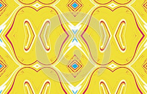Abstract pattern. Texture with wavy, curves lines. Bright dynamic background