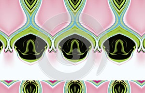 Abstract pattern. Texture with wavy, curves lines. Bright dynamic background