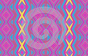 Abstract pattern. Texture with wavy, curves lines. Bright dynamic background with colorful