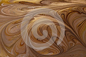 Abstract pattern, Traditional Ebru art. Color ink paint with waves. Marble background. Cultures, handmade.