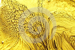 Abstract pattern, Traditional Ebru art. Color ink paint with waves. Marble background. Detail, east.