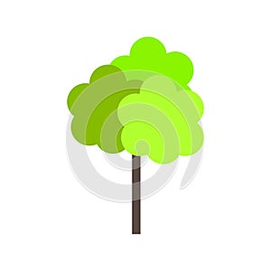 Abstract pattern with tree. Line art. Design element. Vector illustration. stock image.