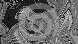 Abstract pattern with wavy lines, black and white illustration