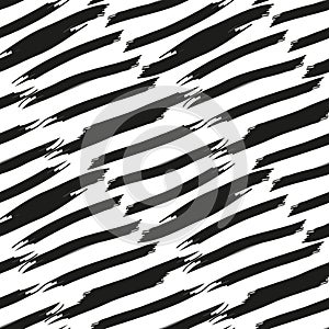 Abstract pattern for zebra stripes as seamless