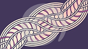 Abstract Patterned Leaf Design, Nature-Inspired Organic Texture, vector design Generative AI