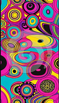 Abstract patterns, Design an abstract pattern with a unique and eye-catching pattern. AI-Generated