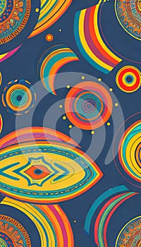 Abstract patterns, Design an abstract pattern with a unique and eye-catching pattern. AI-Generated