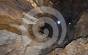 Abstract Patterns in Sedimentary Rocks in Limestone Caves - Baratang Island, Andaman Nicobar, India