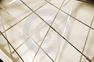 Abstract patterns of spokes photo