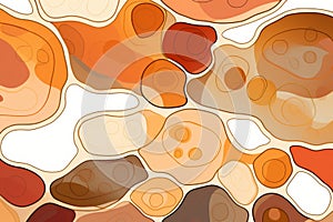 Abstract patterns on a white background. Vector style, background image, seamless pattern