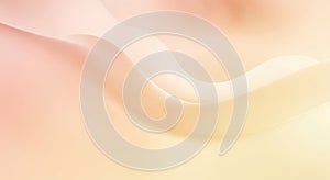 Abstract Peach Wave Background with Soft Gradient Colors