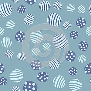 Abstract pebble seamless pattern. Hand drawn stones wallpaper