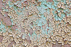 Abstract peeling paint background