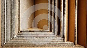 Cardboard Box Labyrinth