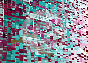 Abstract Perspective Mozaic background