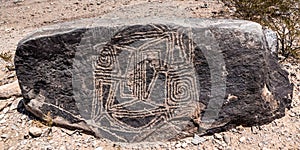 Abstract Petroglyph Image