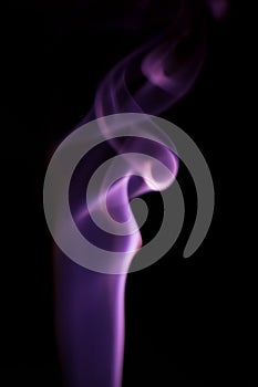 Abstract photo of purple smoke