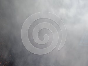 Abstract photo of smoke background. White cloudiness smog background.