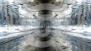 Abstract Photo of a Tunnel in a Building