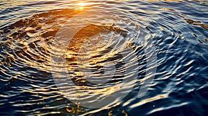 Midday Ripples on Lake Surface
