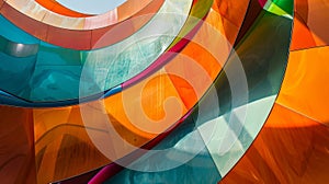 An abstract photograph showing eight curved lines intersecting and overlapping mirroring the concept of octets