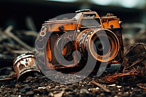 Abstract photography camera