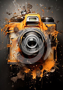 Abstract photography camera