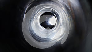 Abstract photography - light at the end of the tunnel.