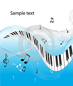 abstract piano keyboard